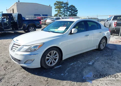 2012 Hyundai Genesis 3.8 z USA, uszkodzony, nr VIN KMHGC4DD7CU177261